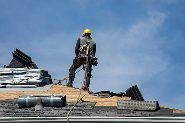 Professional Roofing technician working in Hustonville, KY